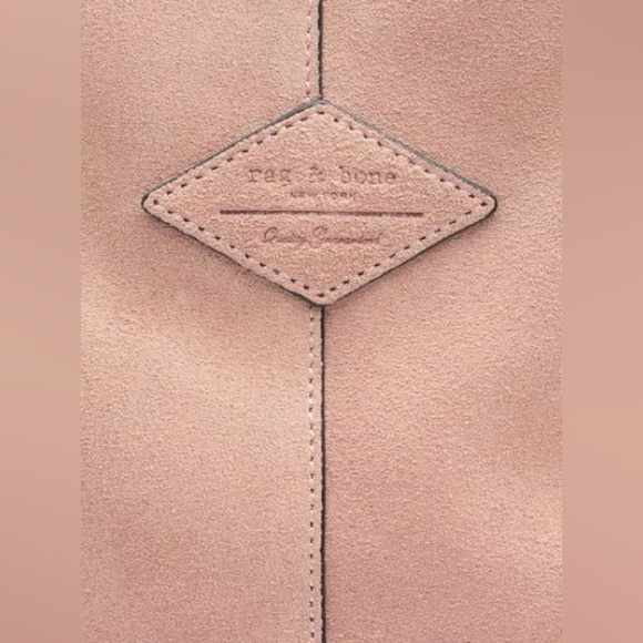 Rag & Bone- Camden Mini Shopper Nude Suede - Picture 4 of 9